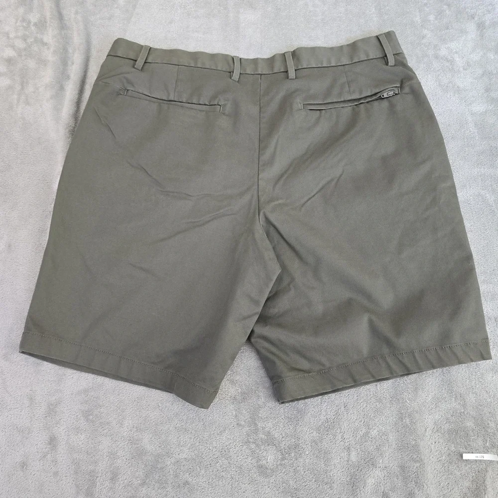Banana Republic Aiden Short Mens 34 Dark Green Cotton Chino Casual Everyday